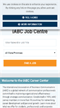 Mobile Screenshot of jobs.iabc.com