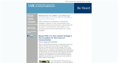Desktop Screenshot of lynchburg.iabc.com